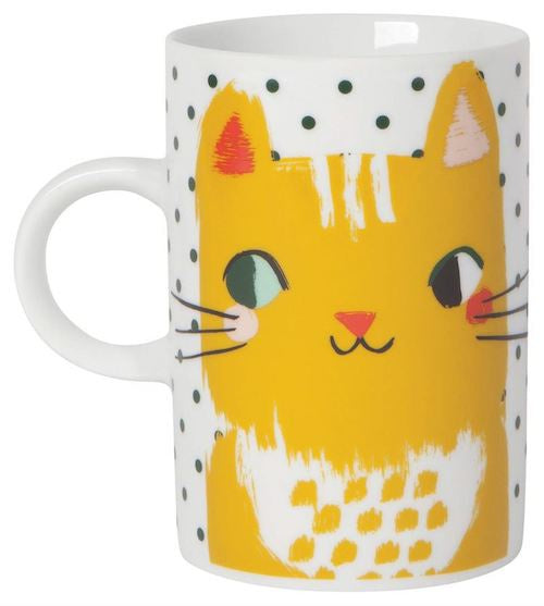 Meow Meow Tall Cat Mug