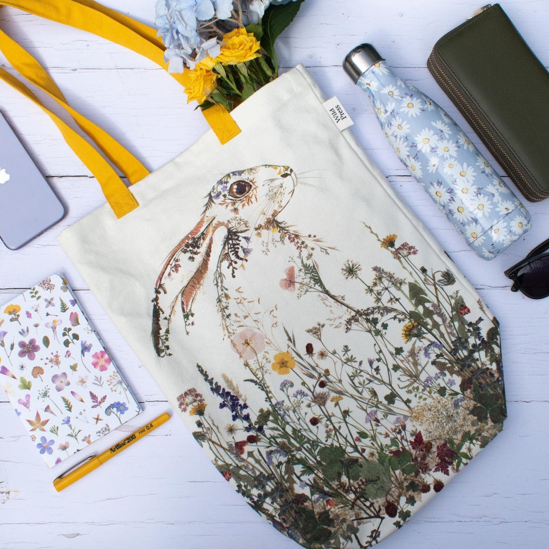 Museum & Galleries Wildflower Hare Organic Tote