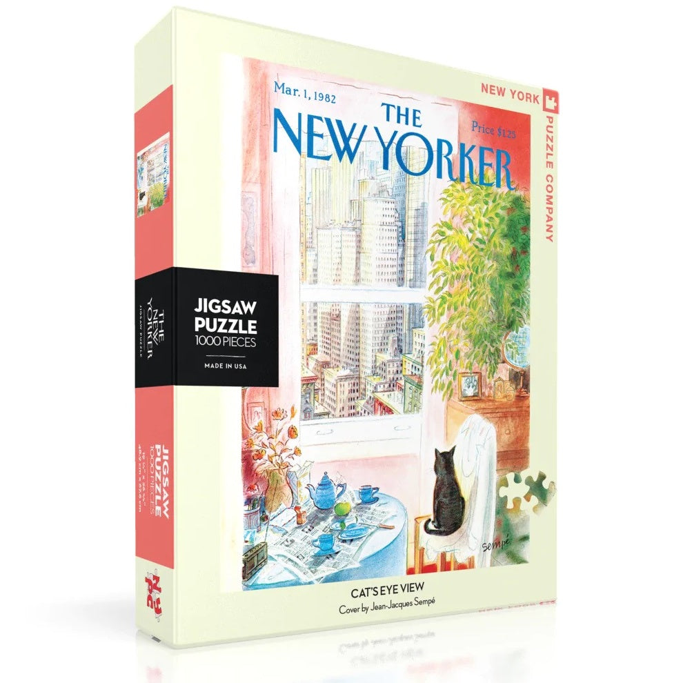 New York Puzzle Company Cat's Eye View 1000 Pc Puzzle