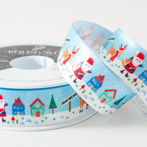 Santa North Pole Ribbon