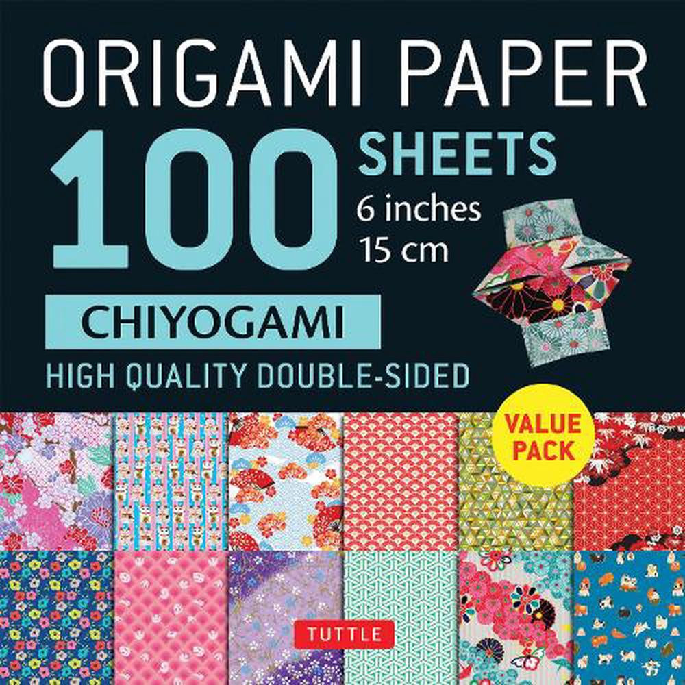 Origami Paper 100 Sheets Chiyogami 15cm