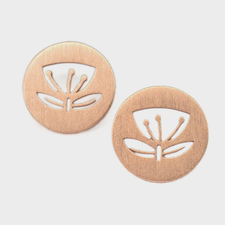 Little Taonga - Pohutukawa Earrings