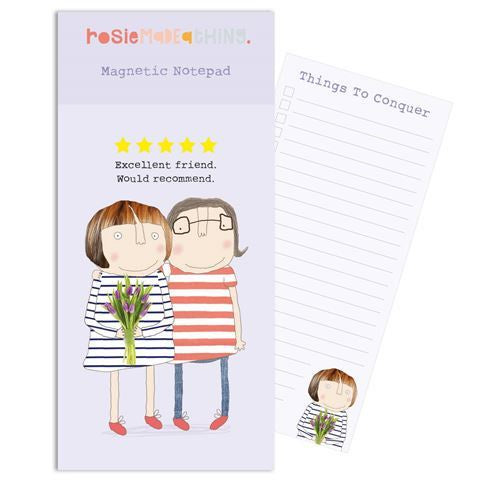 Rosie Made a Thing Magnetic Notepad - 5 Star Friend