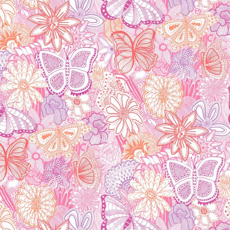 Sketchbook Widebacker in Pink and Lilac