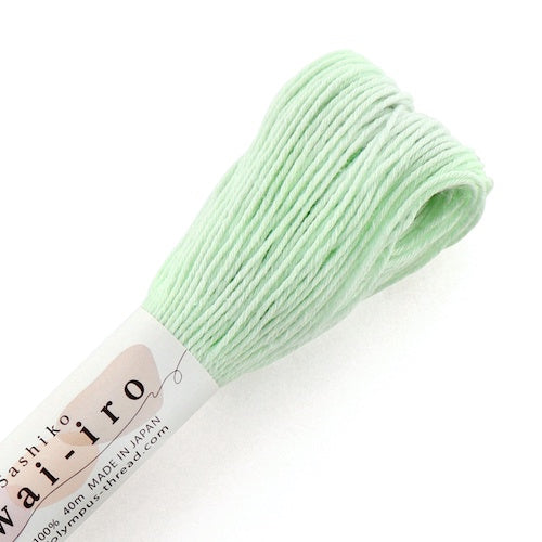 Olympus Sashiko Awai-Iro Thread A3 Mint Cream