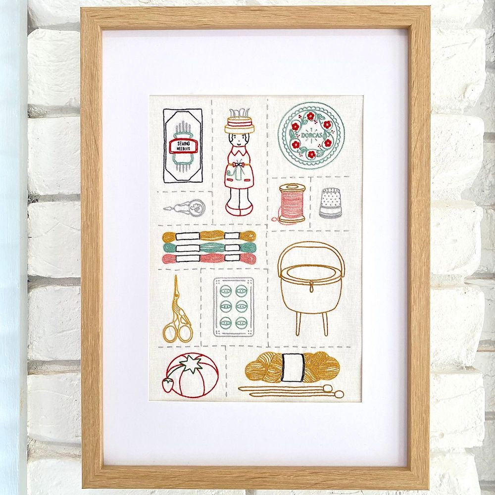 Sew Retro Embroidery Pattern