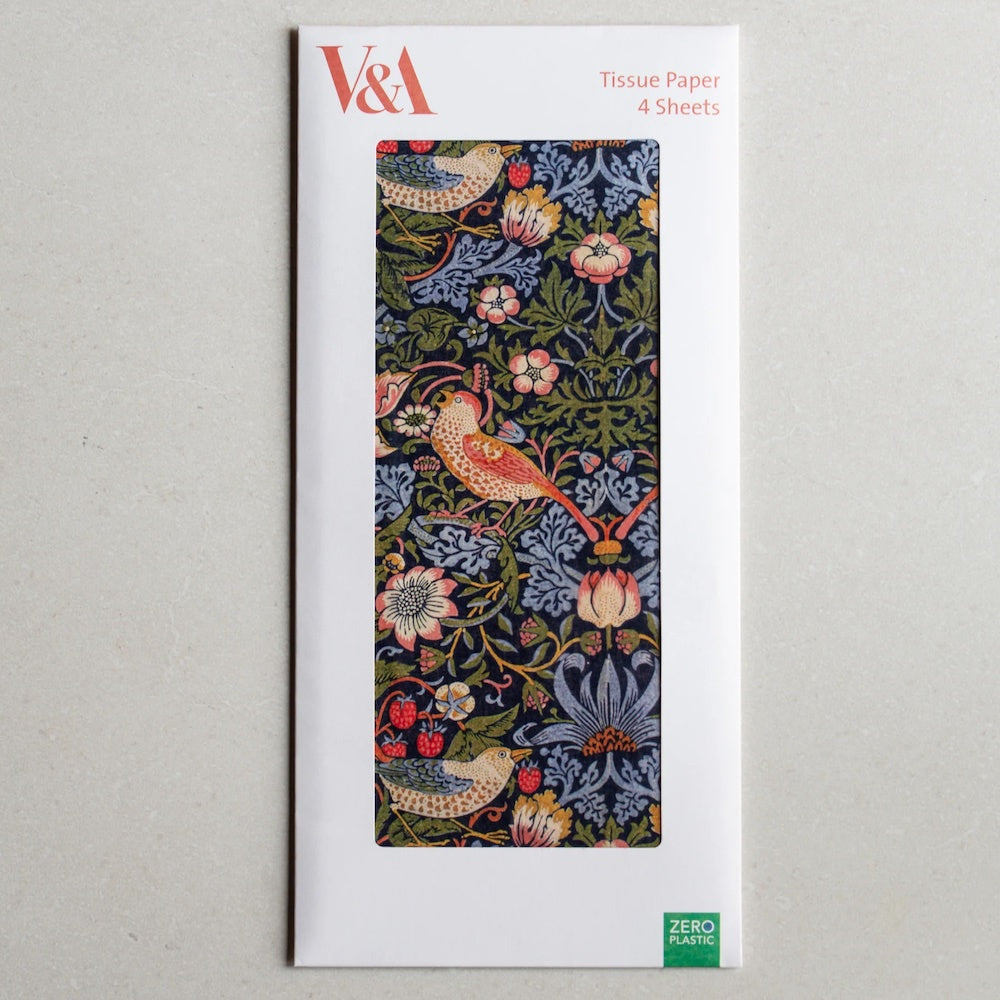 V & A Strawberry Thief Tissue Paper x 4