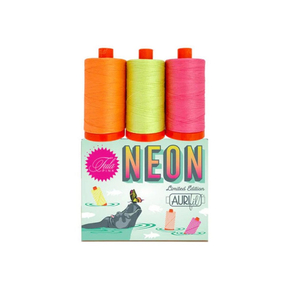 Tula Pink Limited Edition Aurifil Neon Thread Collection Large