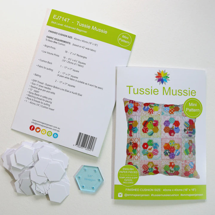 Tussie Mussie - Printed Patter, Acrylic Templates and EPP