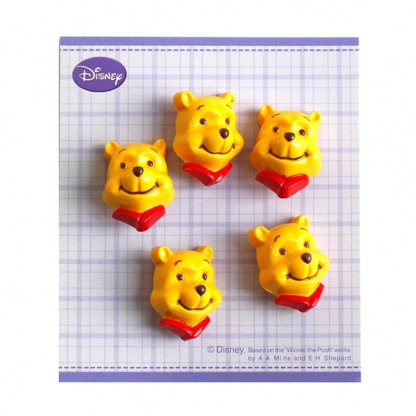 Winnie the Pooh Buttons x 5