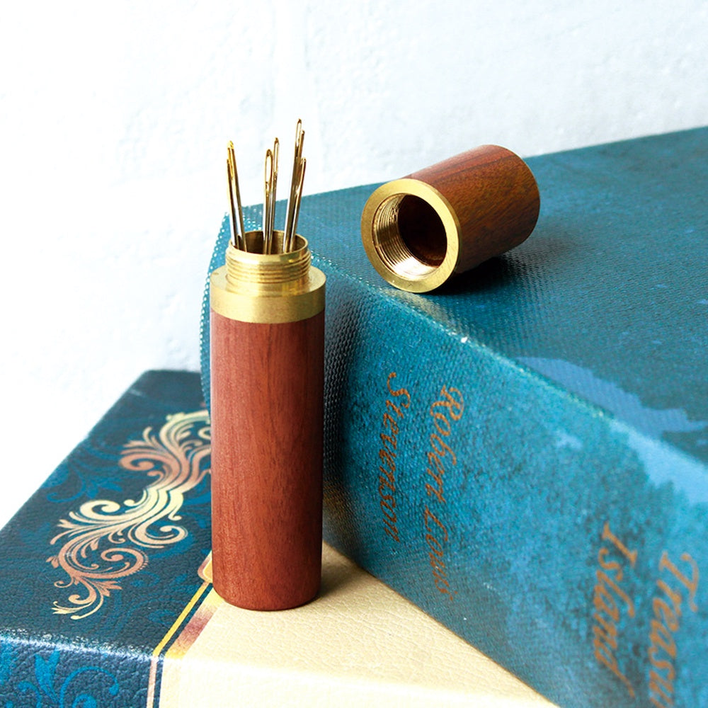 Wooden Needle Case