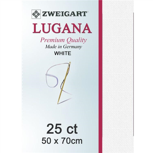 Zweigart Lugana 25ct - White