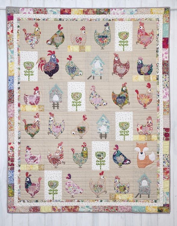 Hen House Applique Quilt Pattern