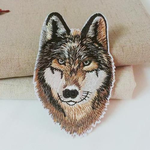 Iron On Wolf Patch