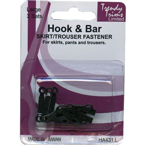 Hook and Bar Fastener Large