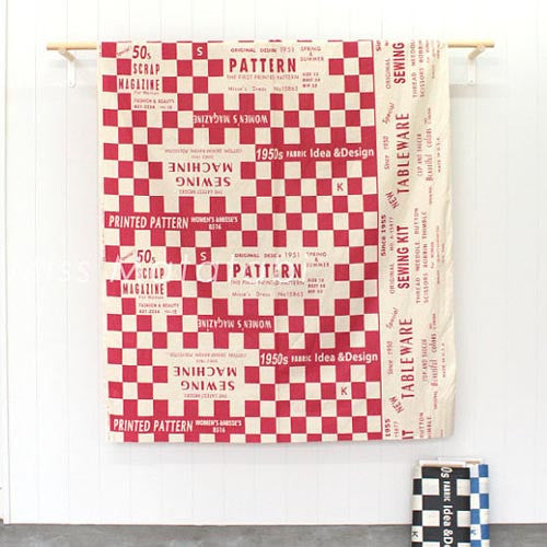 Checkered Red 1/2 Metre