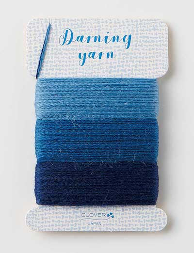 Clover Darning Yarns - Denim