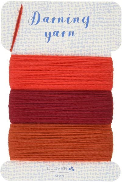 Clover Darning Yarns - Reds