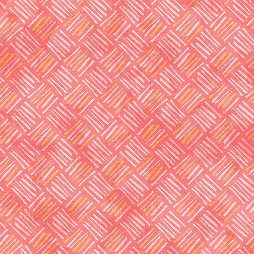Soul Shine & Daydreams - Crosshatch in Coral
