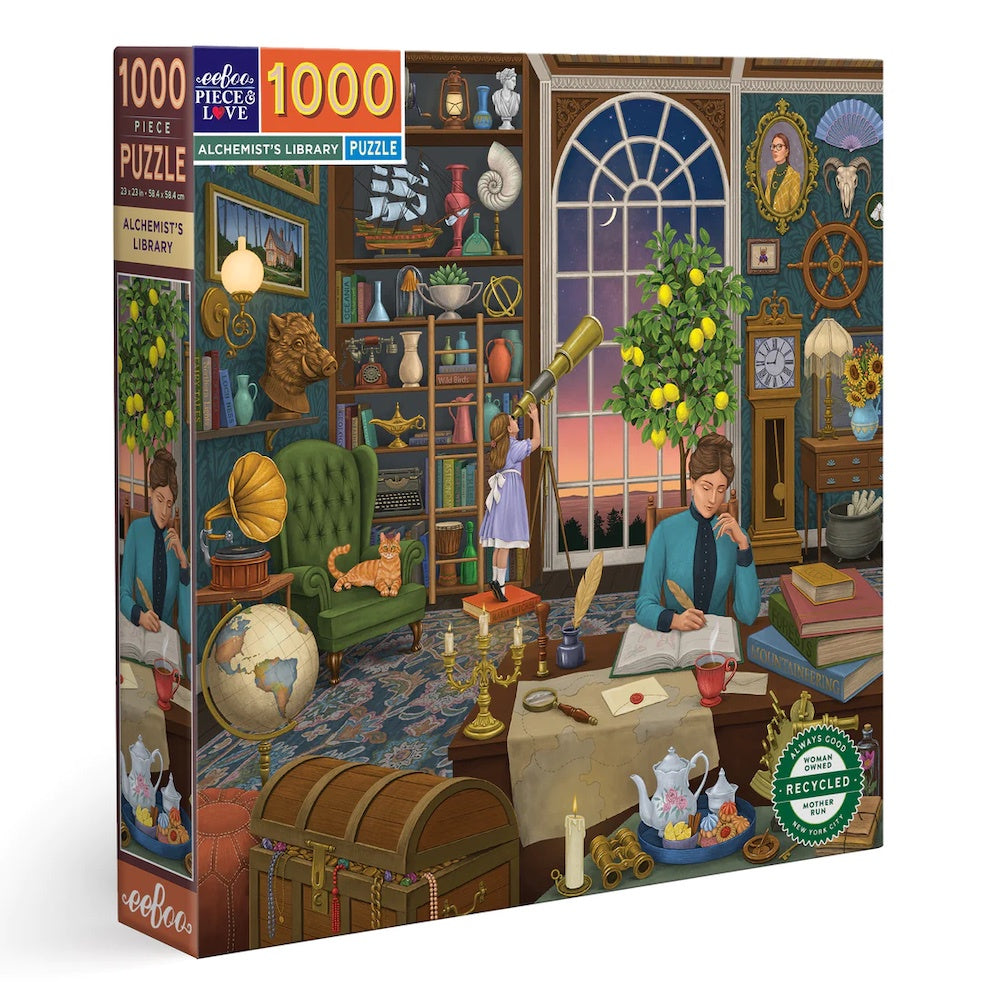 Eeboo Alchemist's Library 1000pc Puzzle