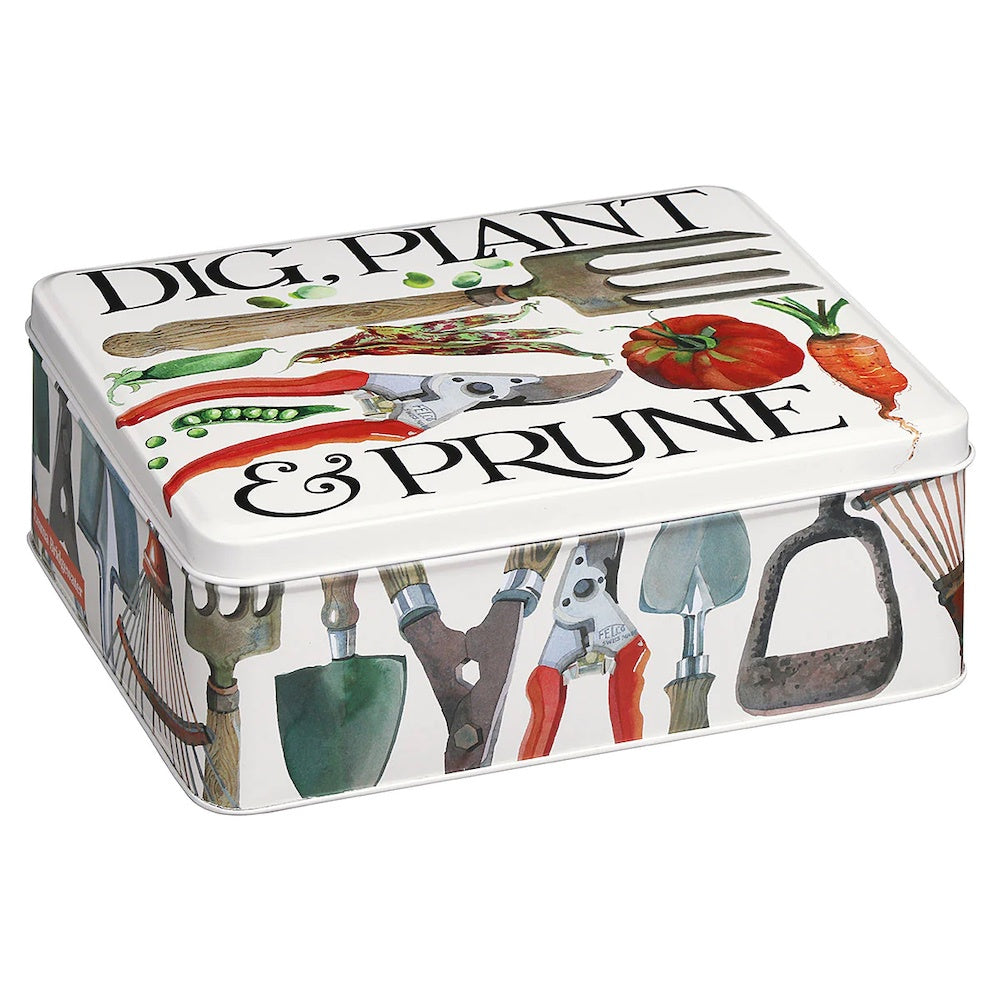 Emma Bridgewater Gardening Tools Rectangular Tin