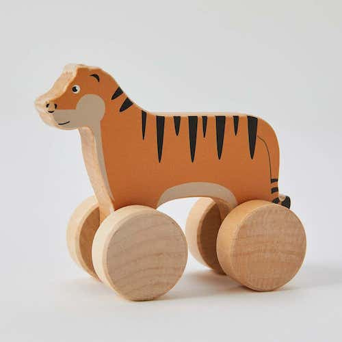 Zookabee Wooden Rolling Tiger