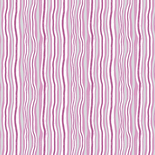 Jungle Jive Wavy Stripes in Pink