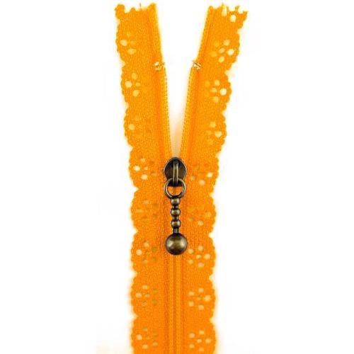Lace Zip Orange
