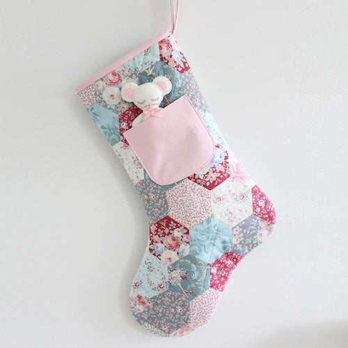 Night Before Christmas Stocking Pattern and Paper Pieces