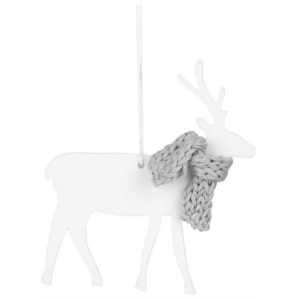 Rader Porcelain Reindeer with Scarf Christmas Decoration