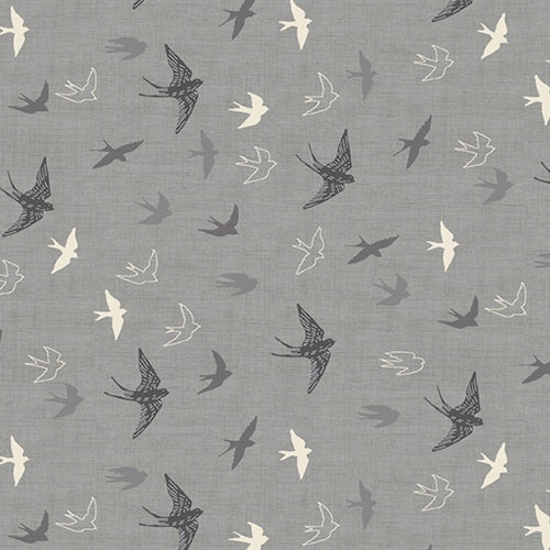 Hedgerow - Swallows in Grey
