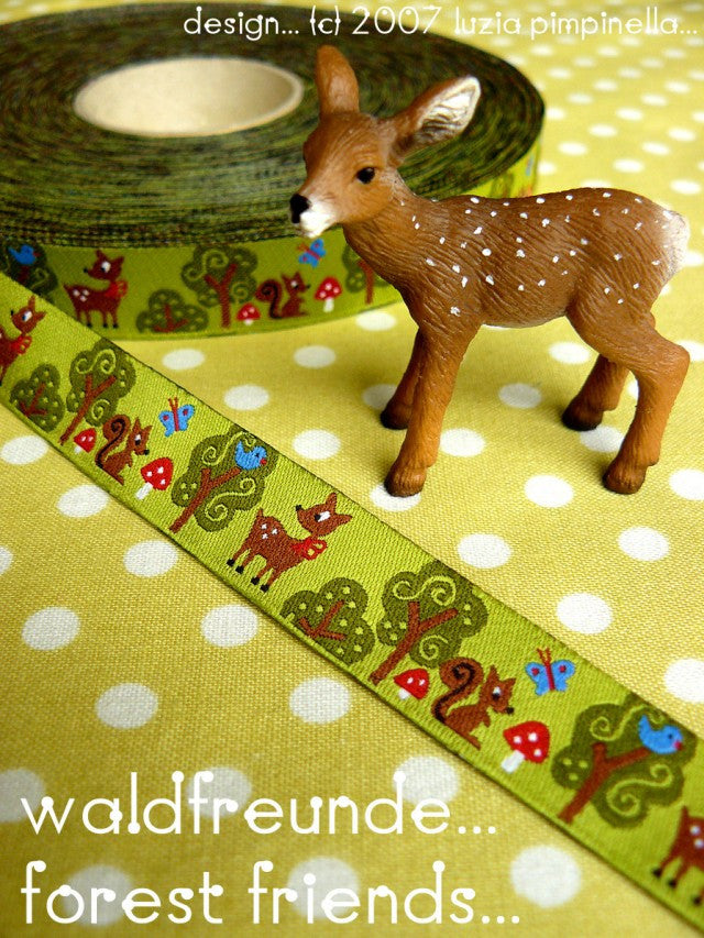 Woodland Forest Friends on Lime